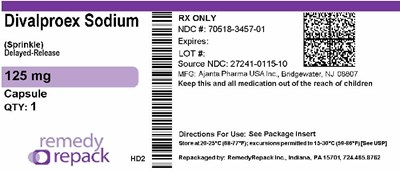 Mm2 (Divalproex Sodium 125mg 70518 3457 01)
